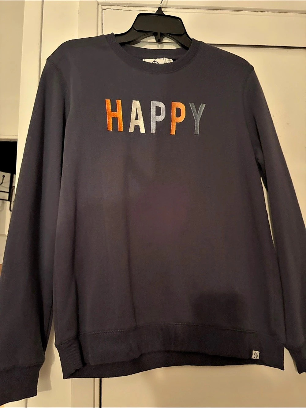 TOG24 Bella Happy Sweatshirt Graphic Crewneck Purple Size 12